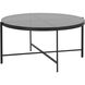 Willem 36.5 X 17.75 inch Smoked Glass Coffee Table, Large
